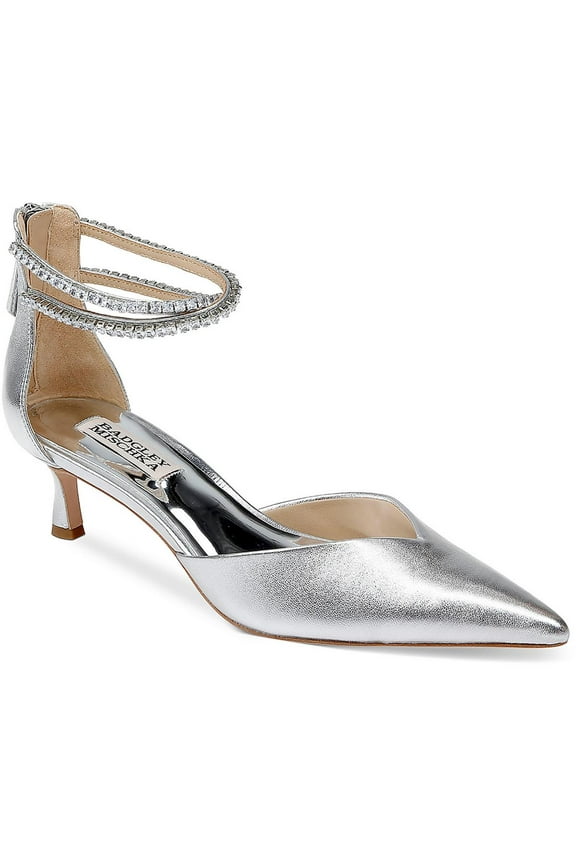 Womens Lilibeth Pumps Kitten Heel Ankle Strap