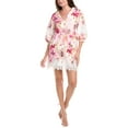 thumbnail image 1 of Badgley Mischka womens  Eyelet Lace Mini Dress, 2, Pink, 1 of 3