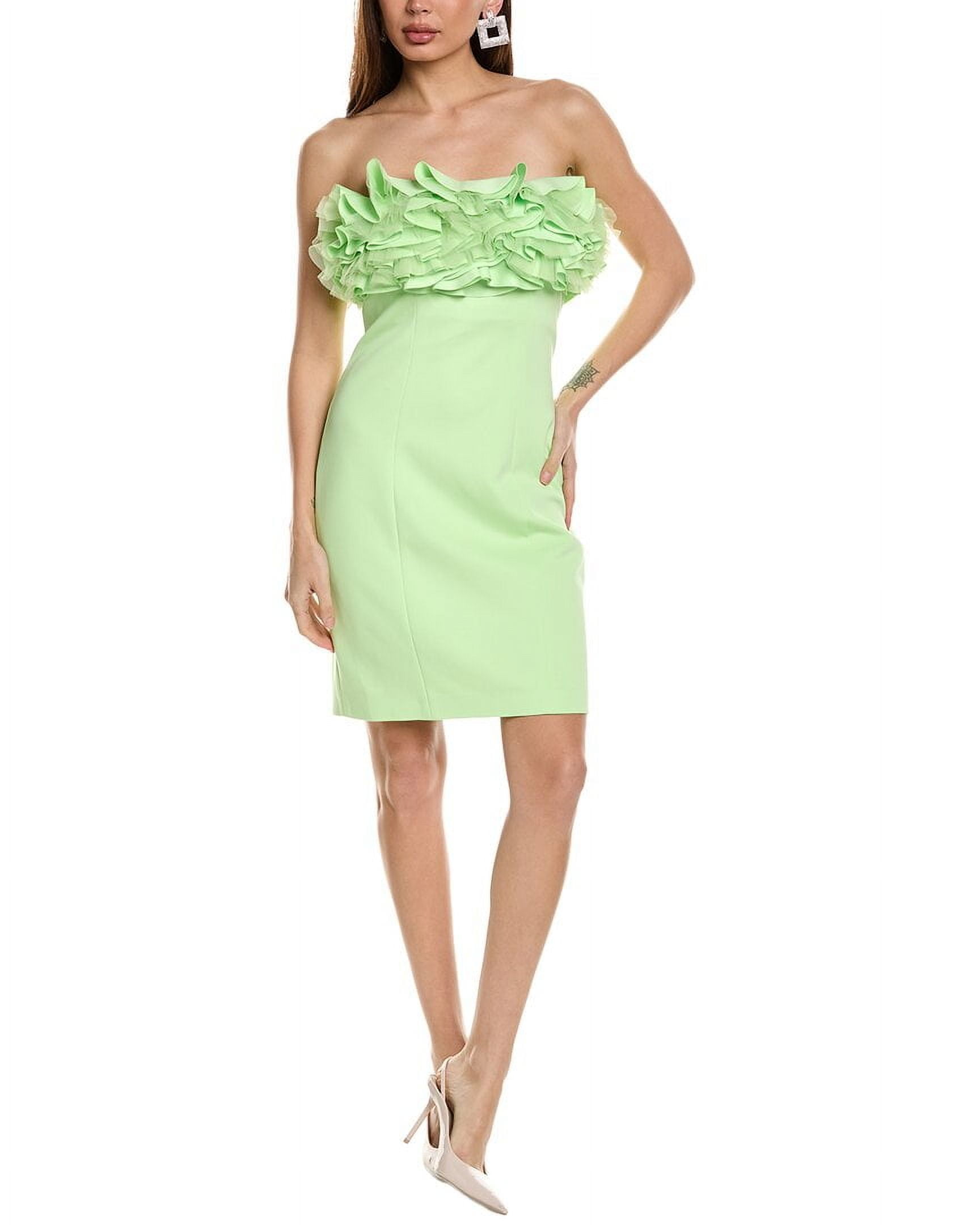 green scuba dress Kendra Scuba Jersey Midi Dress With Hardware / Sage | MESHKI main image 0