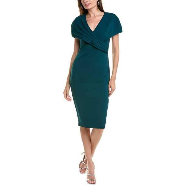 Badgley Mischka womens Sheath Dress 4 Green Walmart Business Supplies