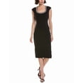 thumbnail image 1 of Badgley Mischka womens  Solid Cocktail Gown, 16, Black, 1 of 3