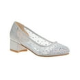 thumbnail image 1 of Badgley Mishcka Heels Big Girls Pumps Transparent Party Wedding Dress Shoes - Silver, 3, 1 of 5