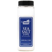 Badia 6 Pack Sea Salt, Fine, 40 Ounce