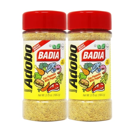 Badia Adobo with Pepper, 3.75 oz - Palatize Pack of 2