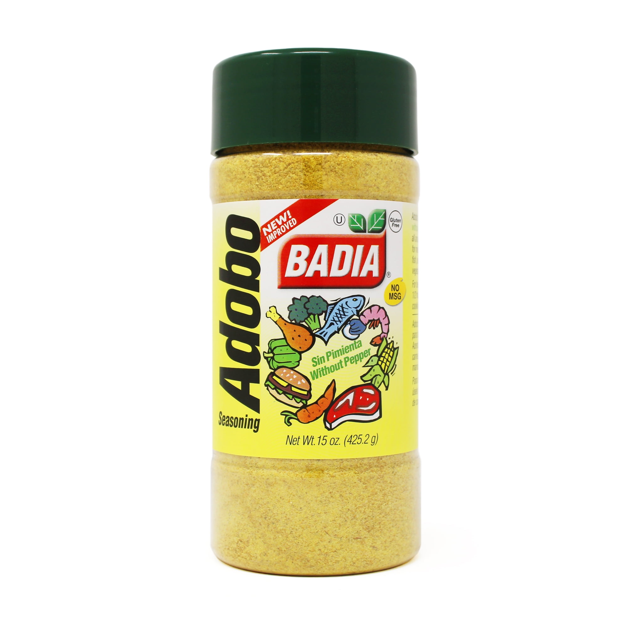 Badia Adobo Seasoning without Pepper, 15 oz