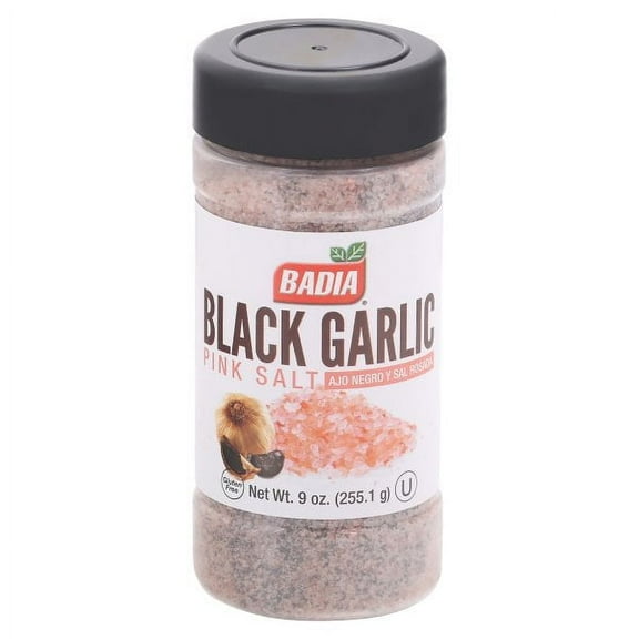 Badia Black Garlic Pink Salt, 9 oz