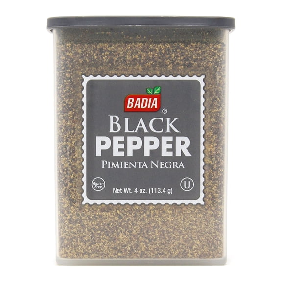 Badia Ground Black Pepper , 4 oz Bottle
