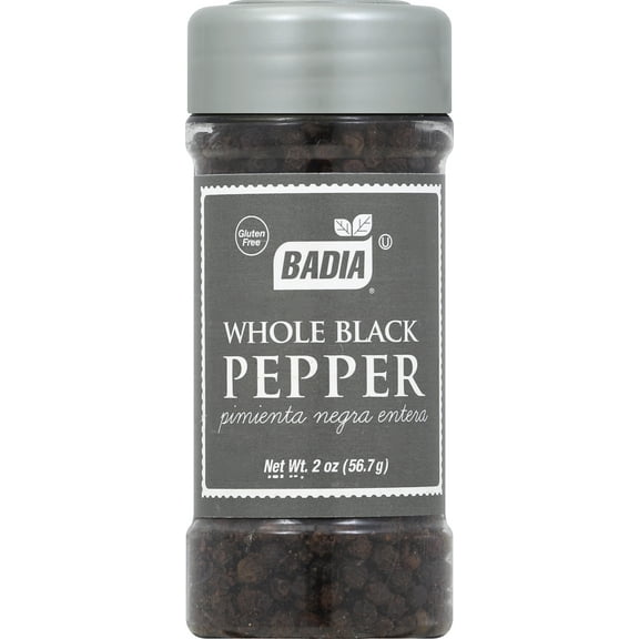 Badia Black Pepper Whole 2 oz