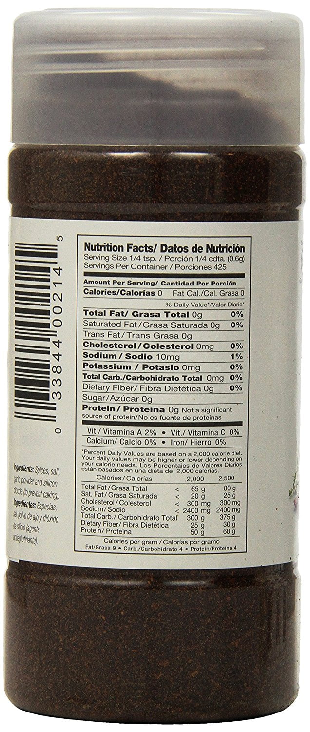 Badia Chili Powder, Bottle