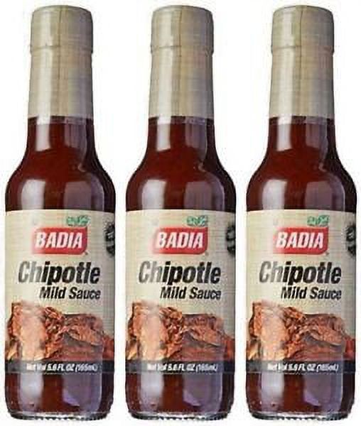Badia Chipotle Mild Hot Sauce, 5.6 oz (Pack of 3)