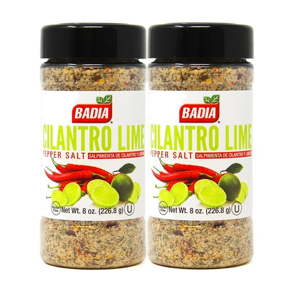 Badia Cilantro Lime Pepper Salt, 8 oz - Palatize Pack of 2