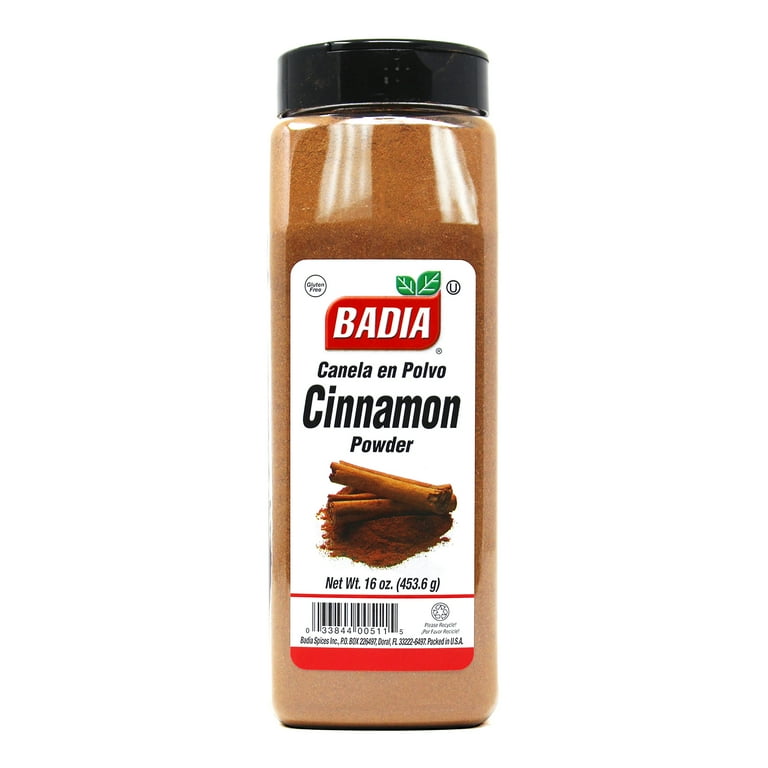 Badia Cinnamon Powder 16 oz Bottle, Ground Cinnamon for Baking and