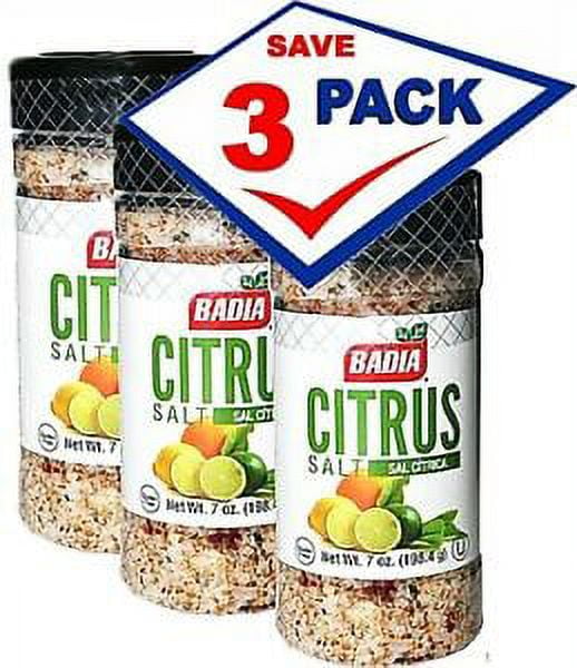 Badia Citrus Salt 7 oz. Pack of 3