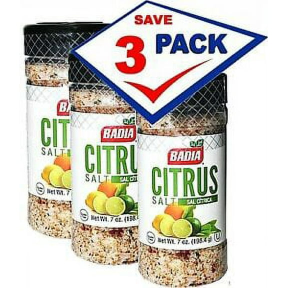Badia Citrus Salt 7 oz. Pack of 3