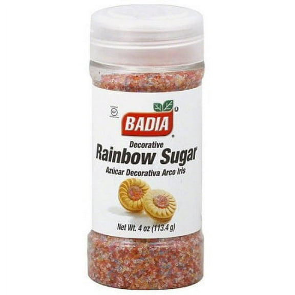 Badia Decorative Rainbow Sugar 4 oz