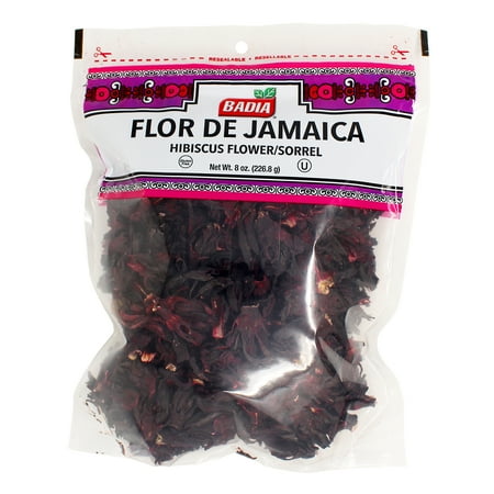 Badia Flor De Jamarica, Hibiscus Flower, 8oz Bag