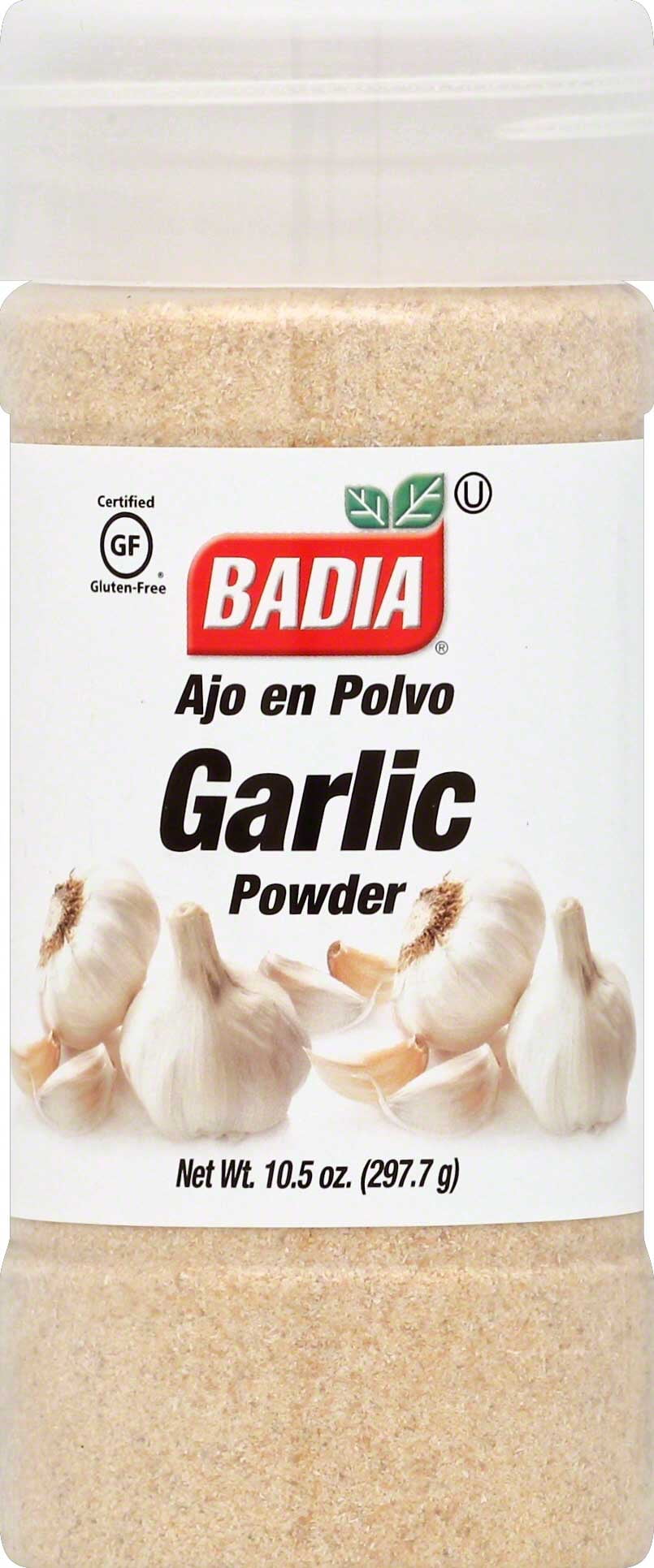 Badia Garlic Powder, 10.5 Ounce Bottle -- 12 per case.