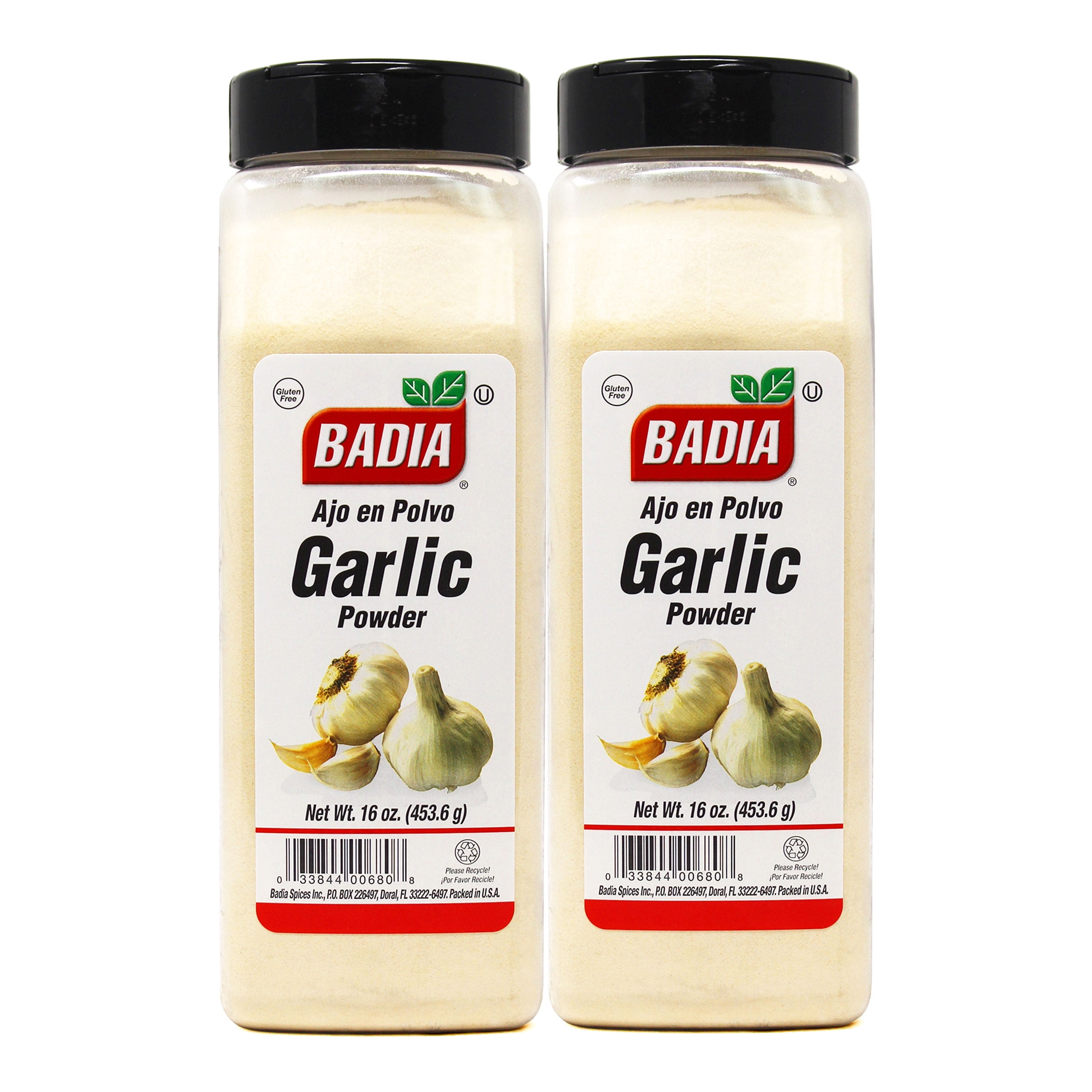 Badia Garlic Powder, 16 oz - Palatize Pack of 2