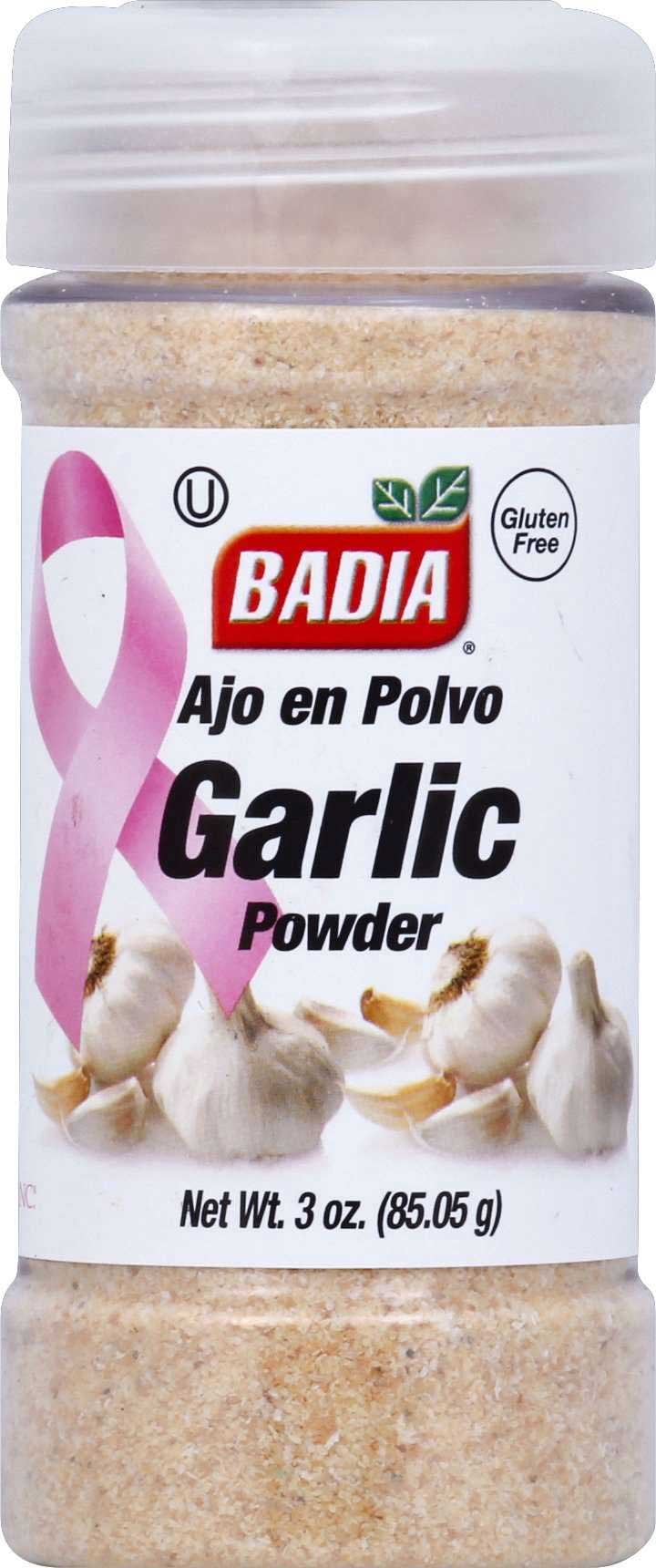 Badia Garlic Powder, 80005, 3 oz, Ready to Use, 8/Case (23014577)