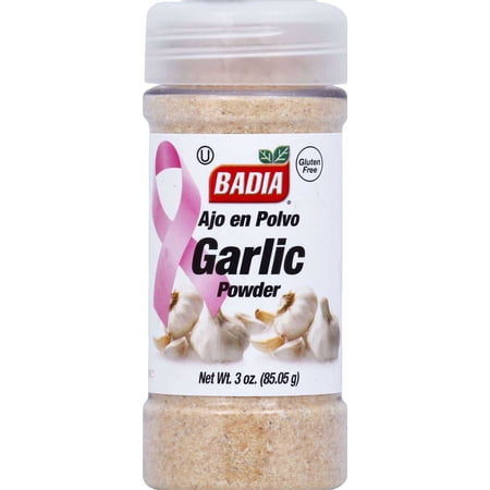 Badia Garlic Powder, 80005, 3 oz, Ready to Use, 8/Case (23014577)