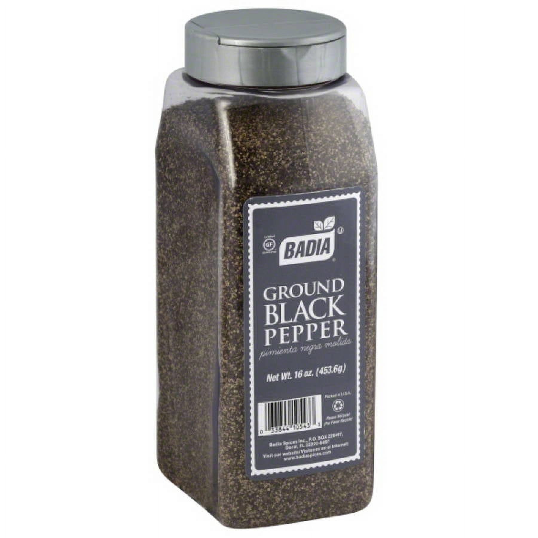 Badia Ground Black Pepper, 16 oz, (Pack of 6)