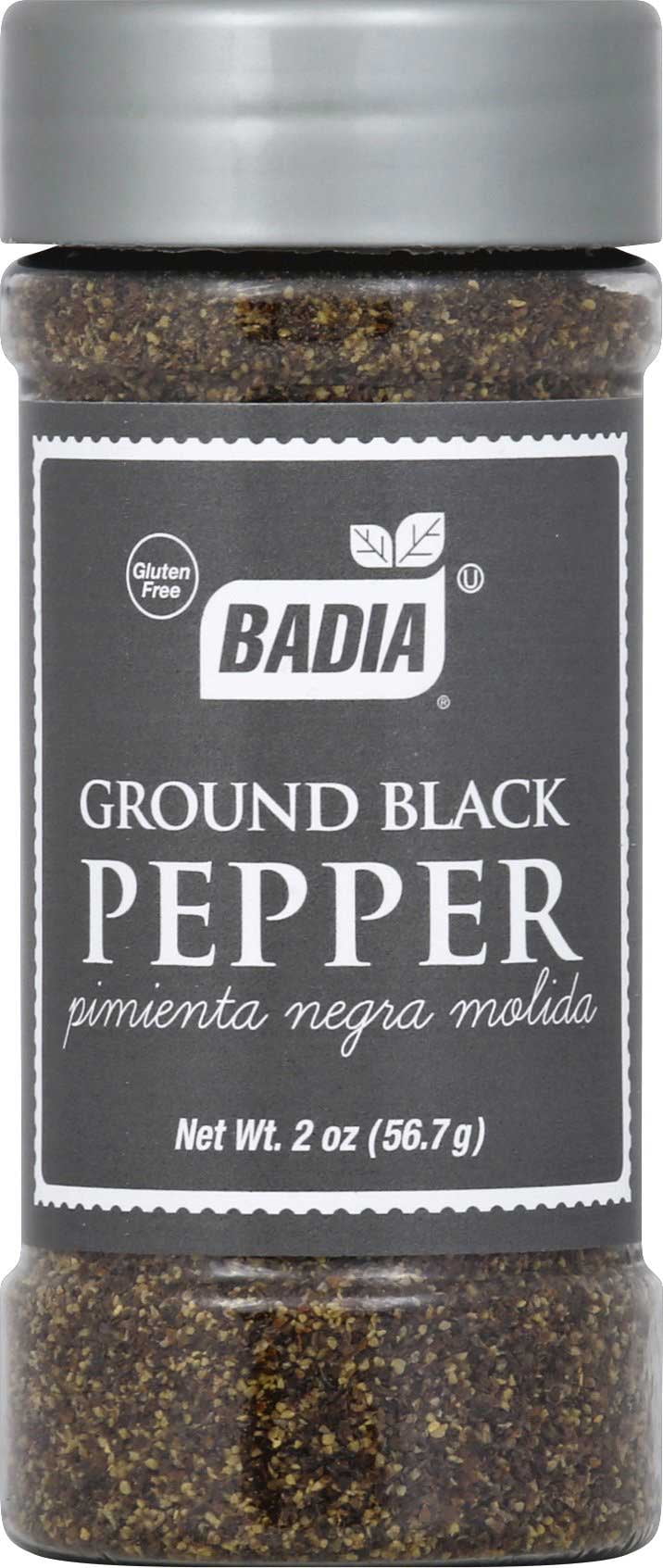 Badia Ground Black Pepper, 2 Ounce -- 8 per case.