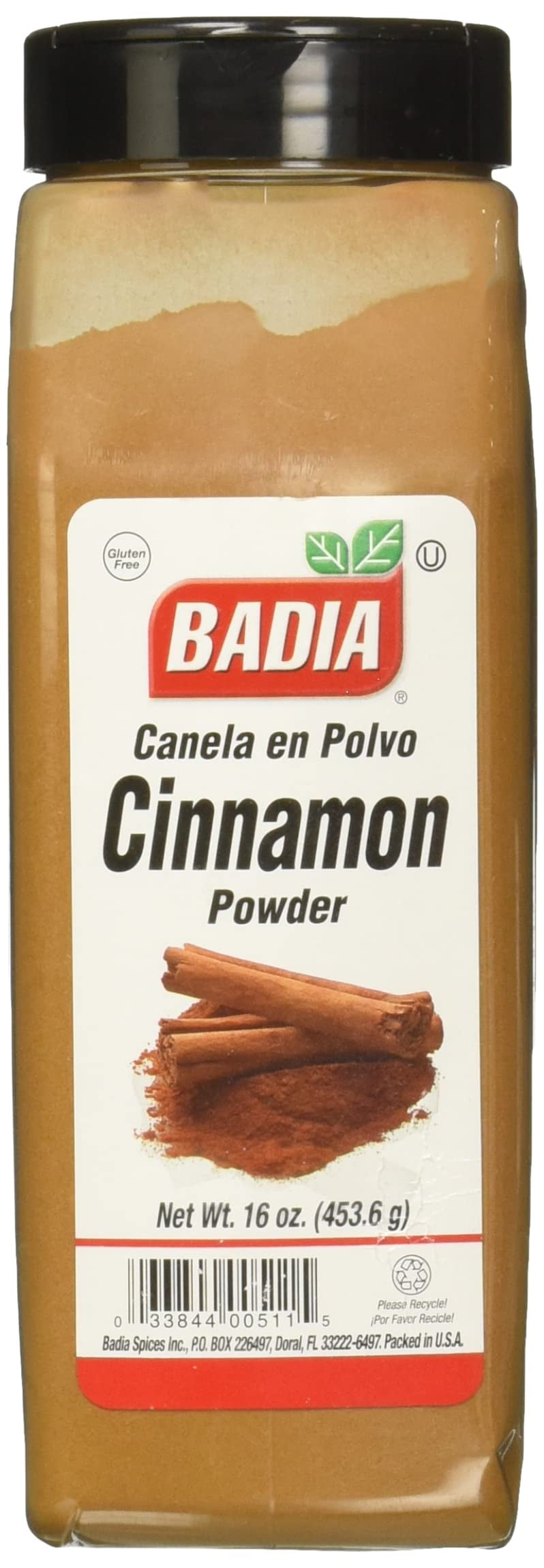 Badia Ground Cinnamon Powder, 16 Ounce