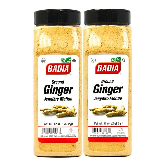 Badia Ground Ginger, 12 oz - Palatize Pack of 2