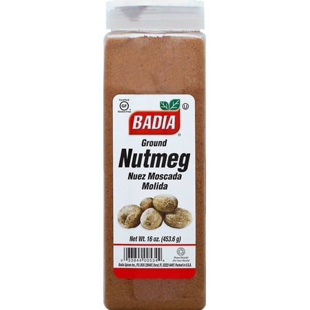 Badia Ground Nutmeg, 16 Ounce -- 6 per case.