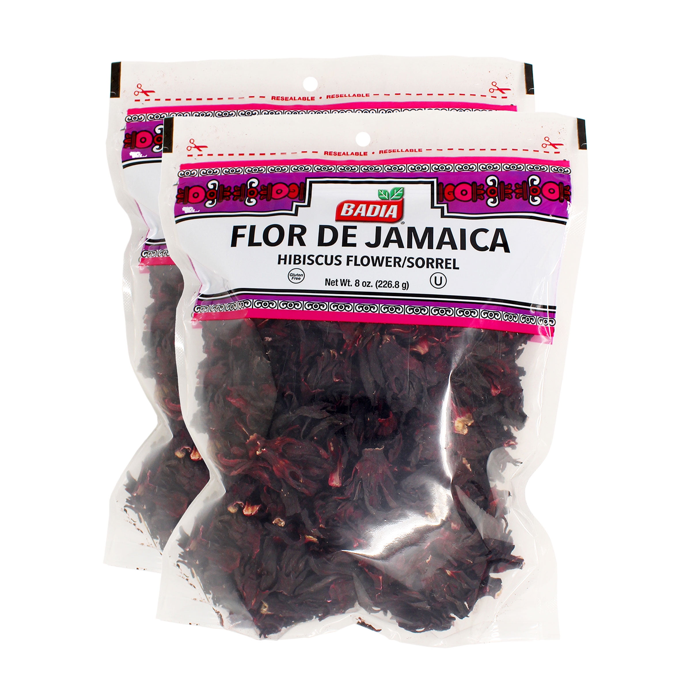 Badia Hibiscus Flowers, 8 oz - Palatize Pack of 2