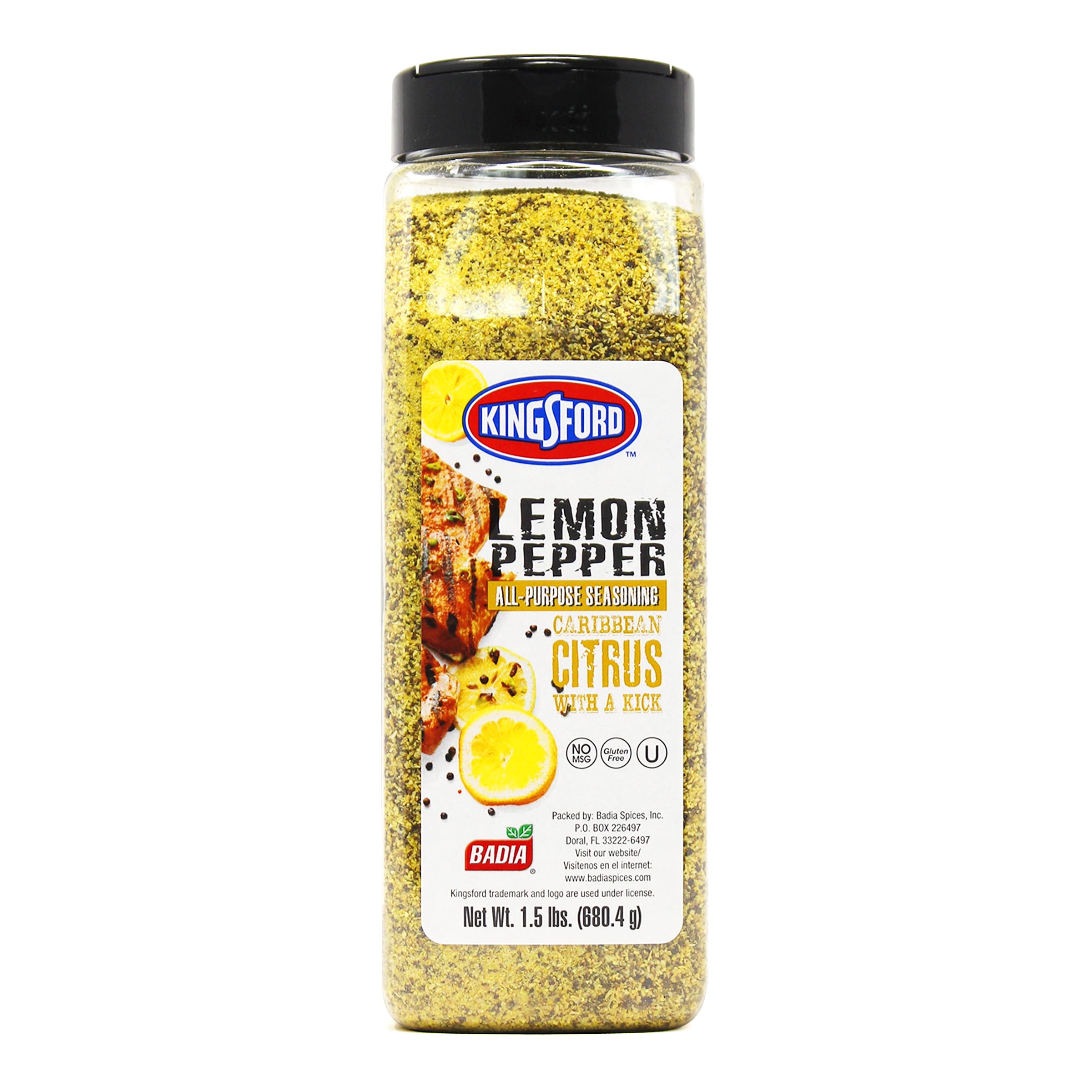 Badia Kingsford Lemon Pepper Seasoning 1.5 lbs