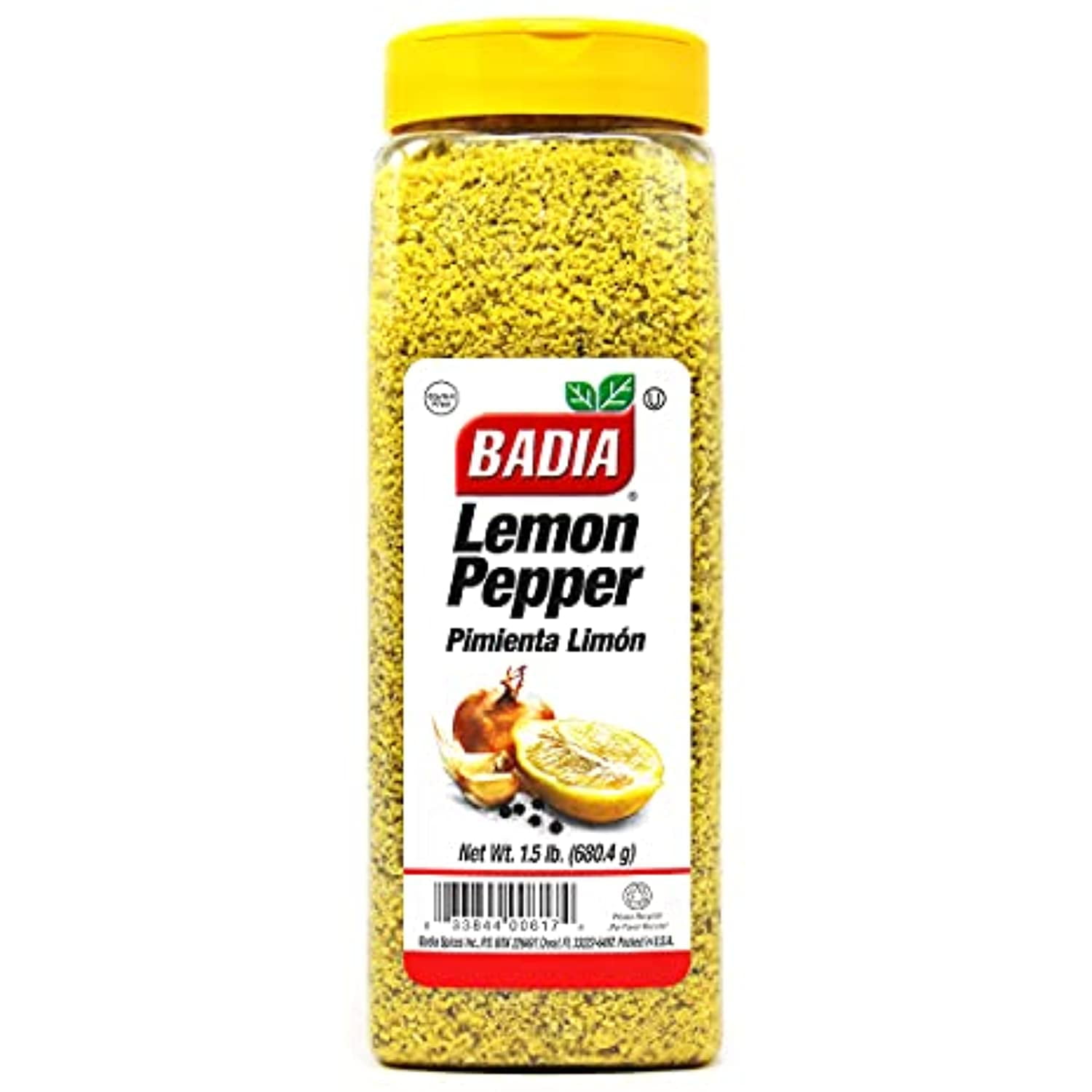  Badia Lemon & Lime Citrus Pepper Bundle - Lime Pepper and  Lemon Pepper Seasoning Set - 6.5 Oz Each - Qbin Recipe Card - Premium  Handcrafted Blends with Tangy Lemon