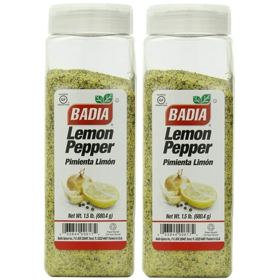 Badia Lemon Pepper Pimlenta Limon, 1.5 lbs. (Pack of 2)