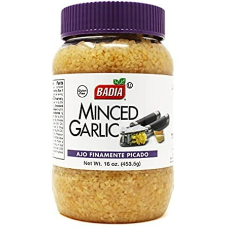 Badia Minced Garlic In Water, 16 Ounce (Pack Of 12)
