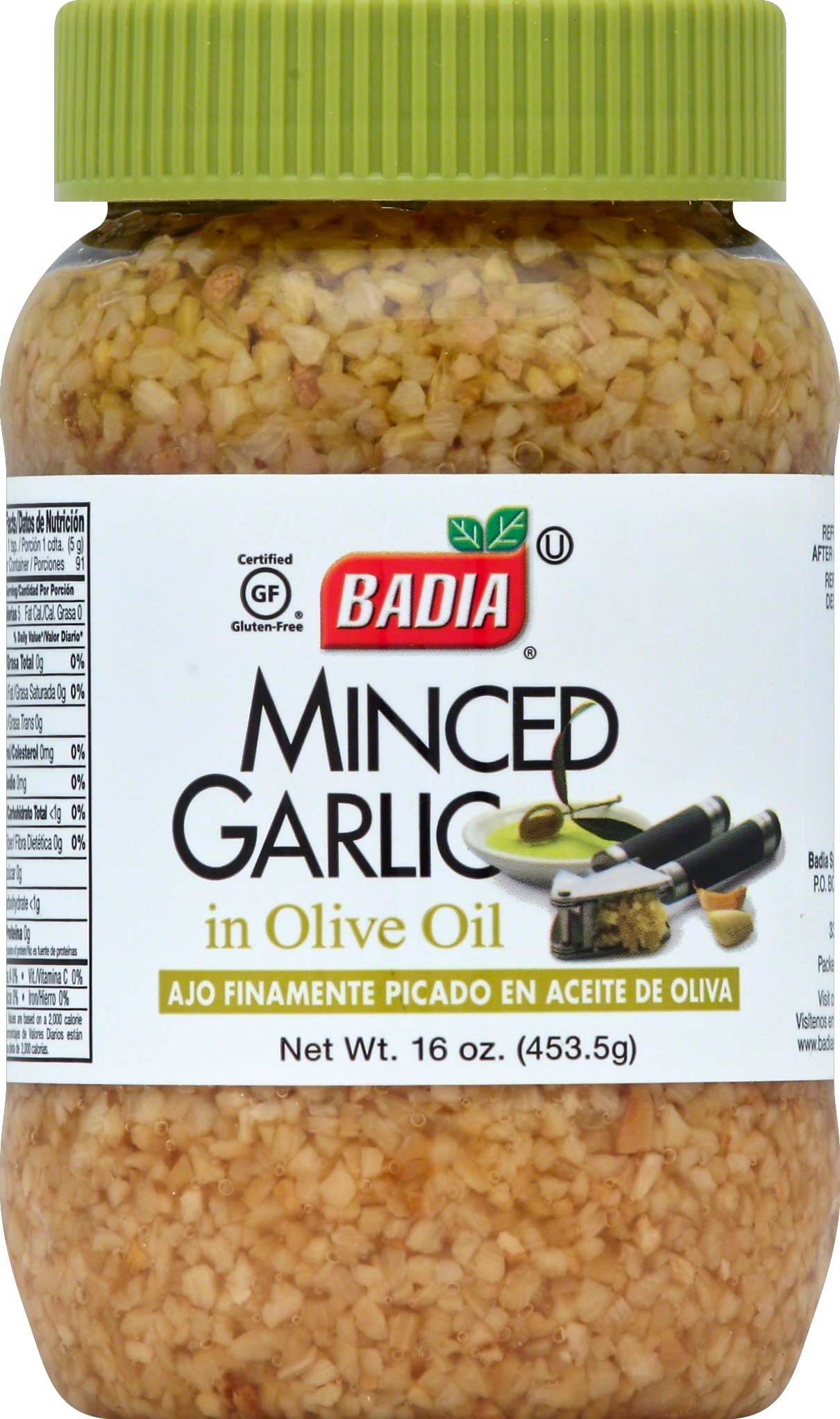 Badia Minced Garlic in Oil, 16 Ounce -- 12 per case.