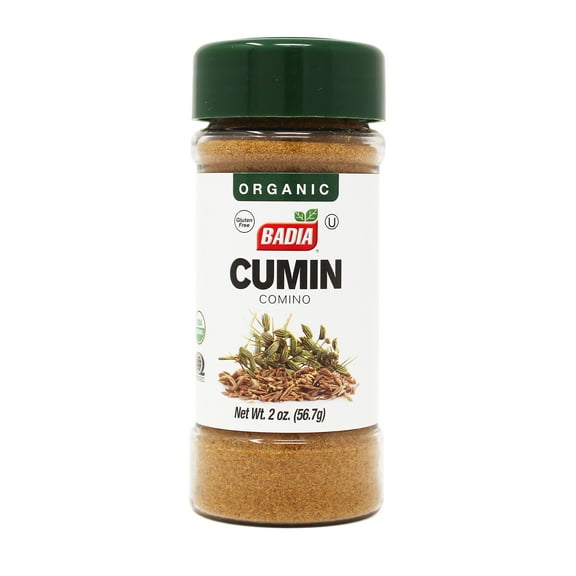 Badia Organic Cumin, Comino Molido, 2 oz Bottle