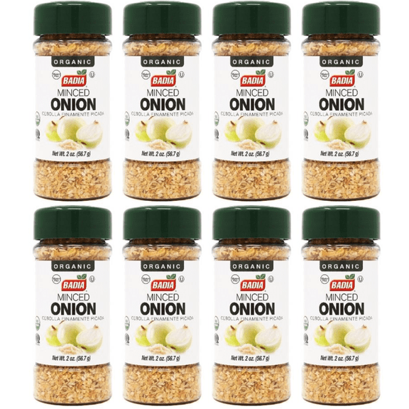 Badia Organic Standard Size Onion Minced 2 Oz., Pack Of 8