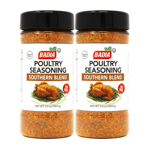 Badia Poultry Seasoning, Southern Blend, 5.5 oz - Palatize Pack of 2