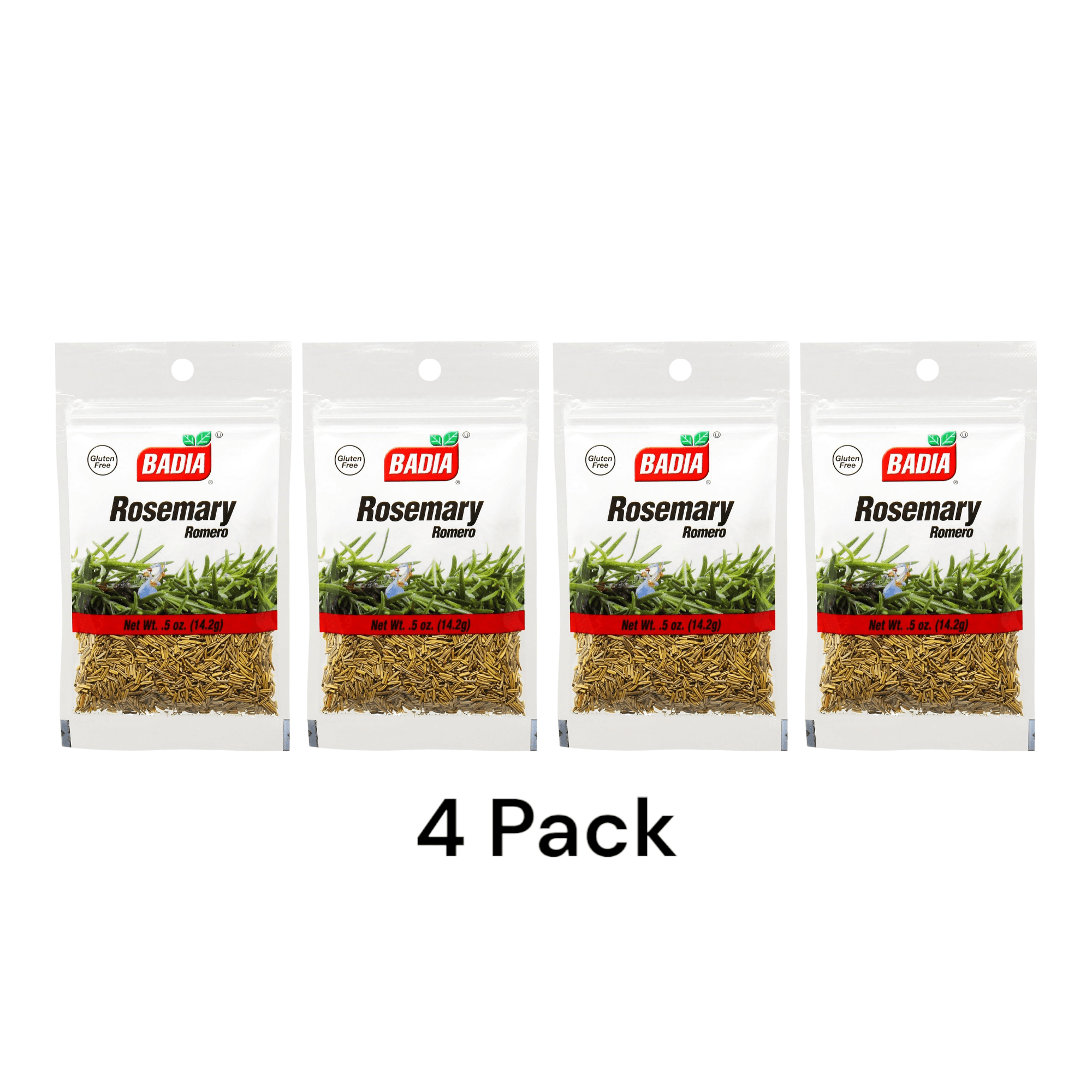 Badia Rosemary Seasoning, 4 Pack, 0.50 oz
