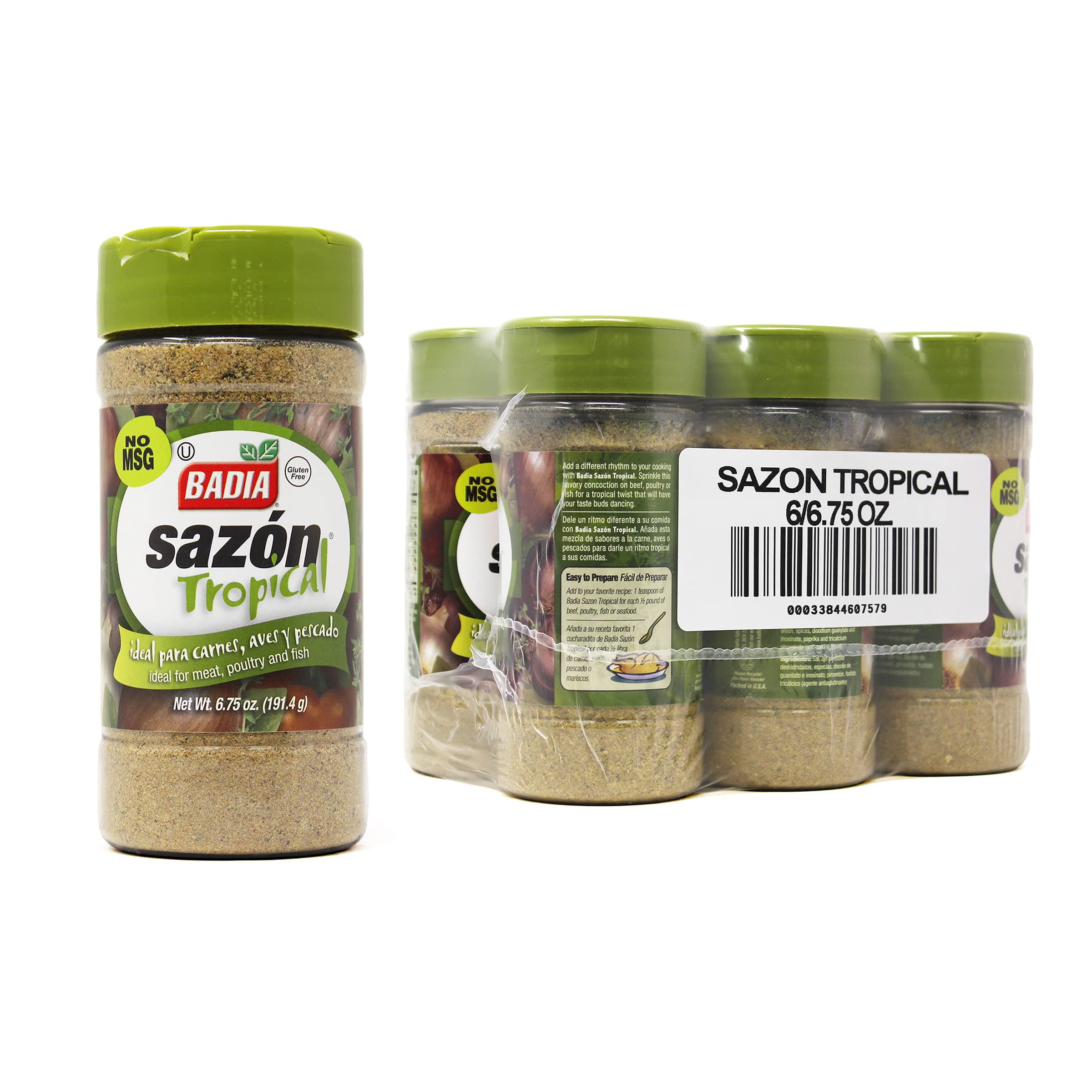 Badia Sazon Tropical,UMRT6.75 Ounce (Pack of 6)