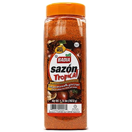 Badia Sazon Tropical With Annatto And Coriander, 1.75 Pound (Pack Of 6)