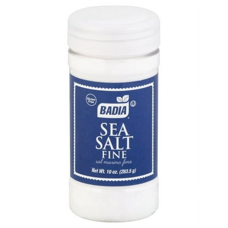 Badia Fine Sea Salt, 10 oz Bottle