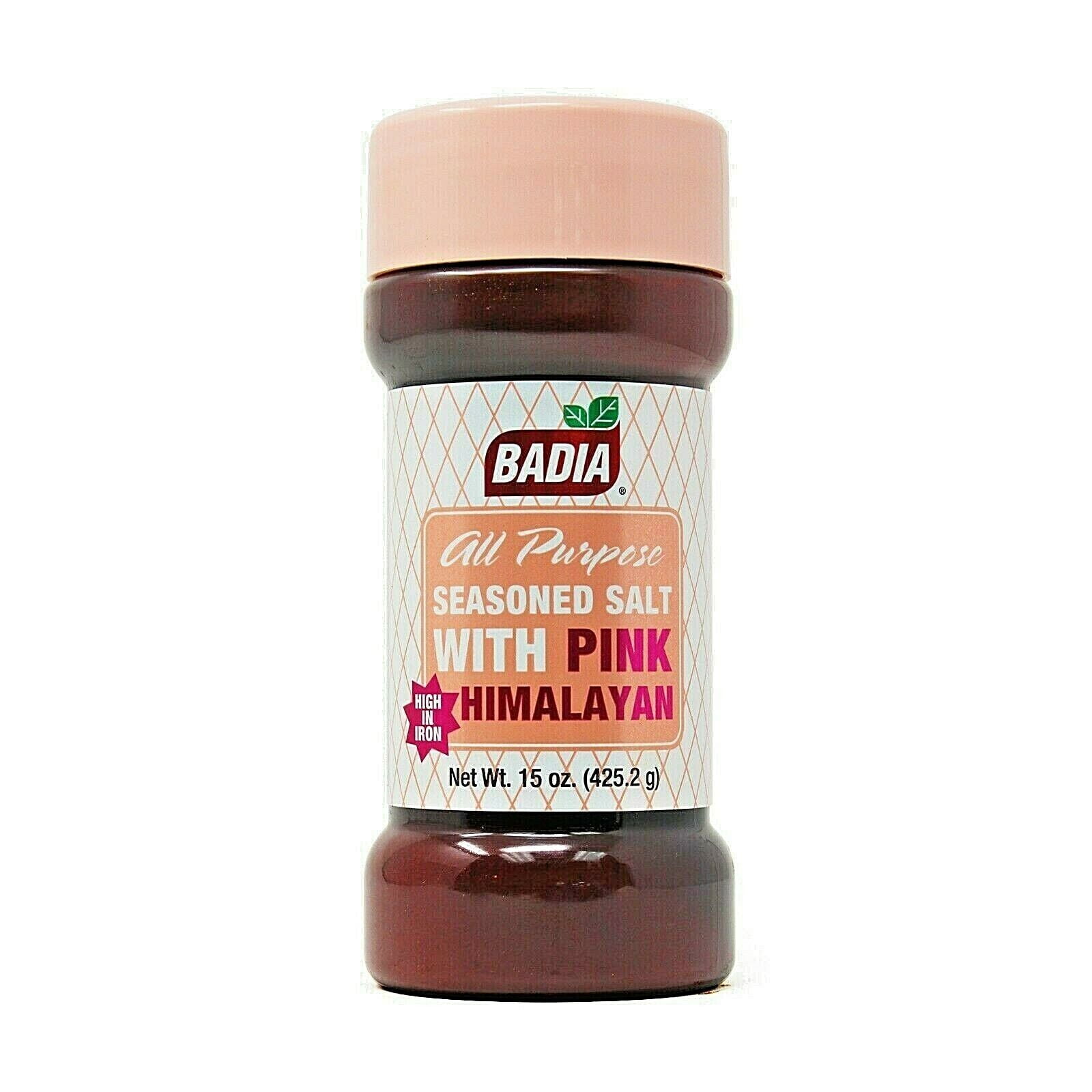 Badia Seasoned Salt with Pink Himalyan 15 oz