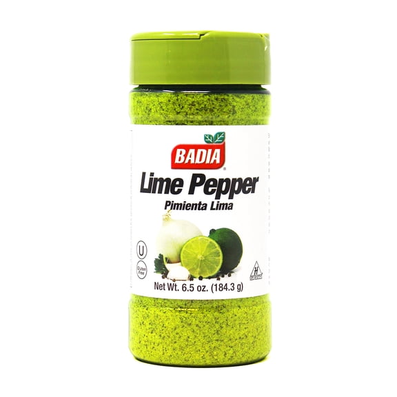 Badia - Seasoning Lime Pepper - 6.5 Oz, Case of 6
