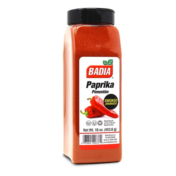 Badia Smoked Paprika, 16 oz - Rich, Smoky Flavor for Cooking