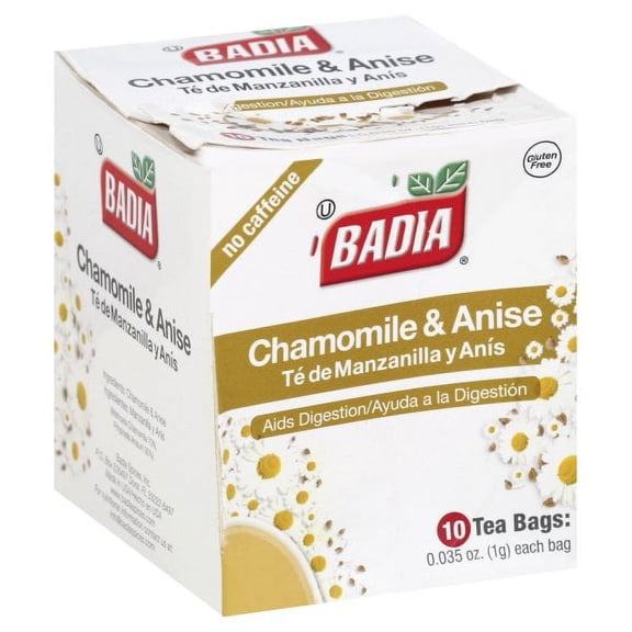 Badia Chamomile & Anise Tea, 10 bags