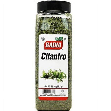 Badia Spices Cilantro Dried 3.5 Oz Large plastic bottle -