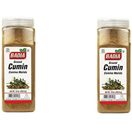Badia Spices Inc Spice, Cumin Seed Ground, 16-Ounce (Cumin, 16-Ounce - 2 Pack)