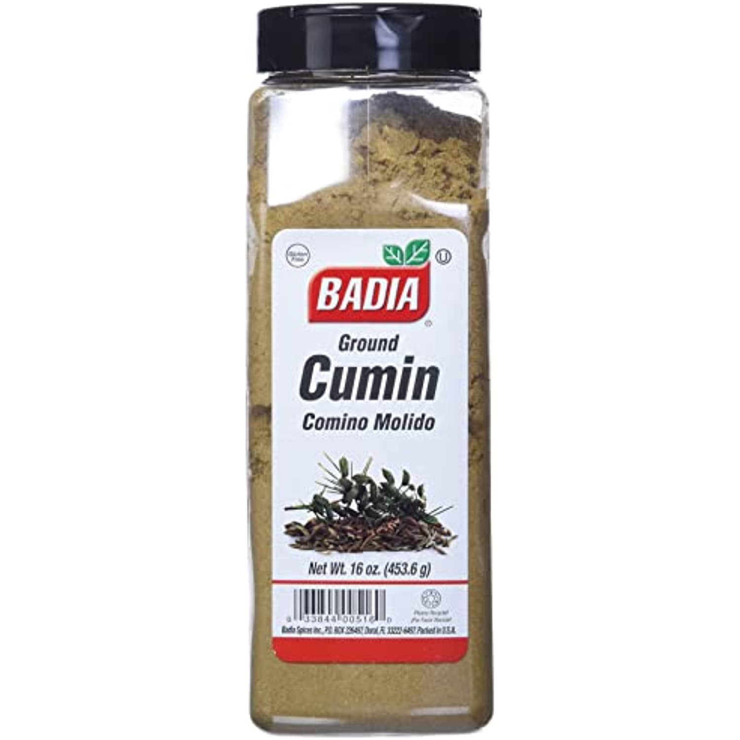 Badia Spices Inc Spice, Cumin Seed Ground, 16-Ounce, Yellow Multi (087881)
