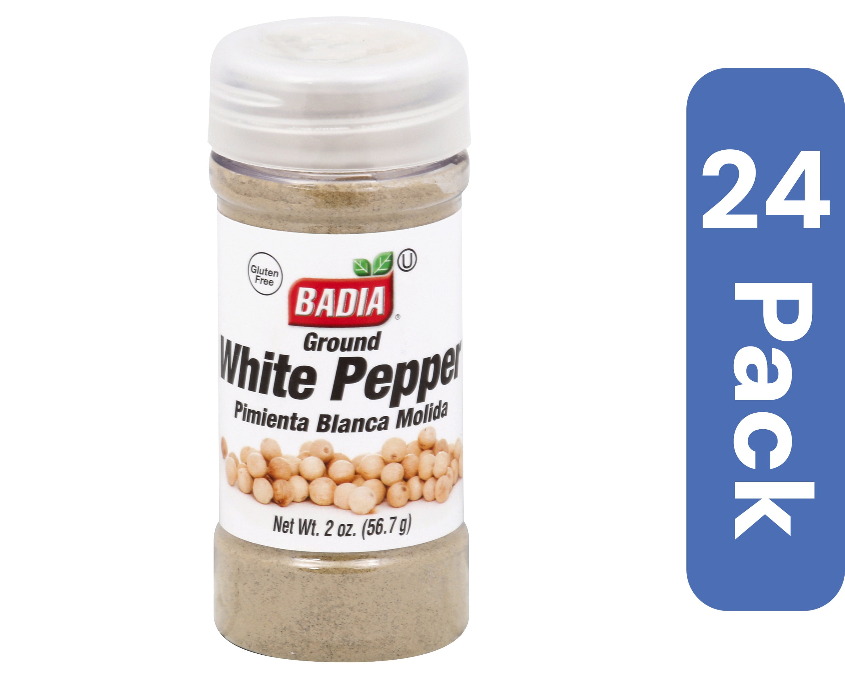Badia White Pepper 2 oz (Pack Of 24)